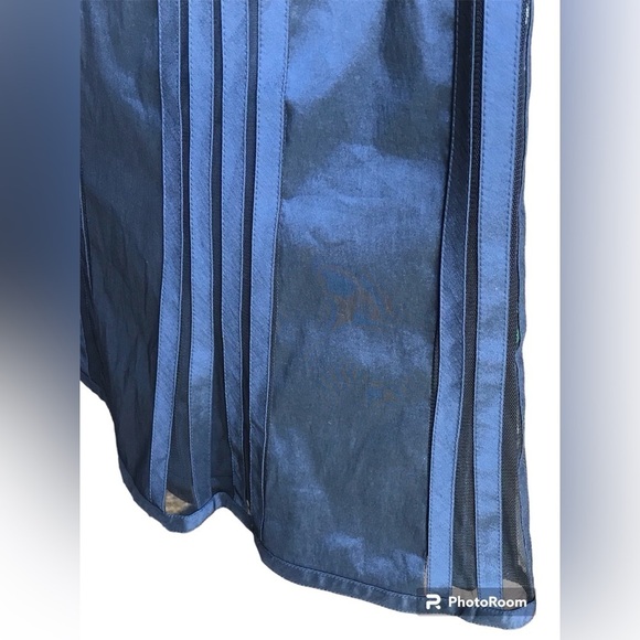 KM Collections by Milla Bell Navy Blue Taffeta Skirt size 8 - Picture 5 of 10